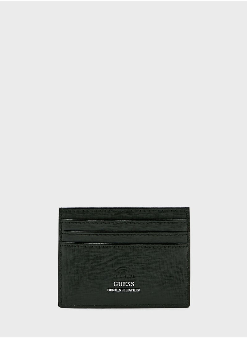 GUESS - Certosa Saff Leather Card Case - Image 1