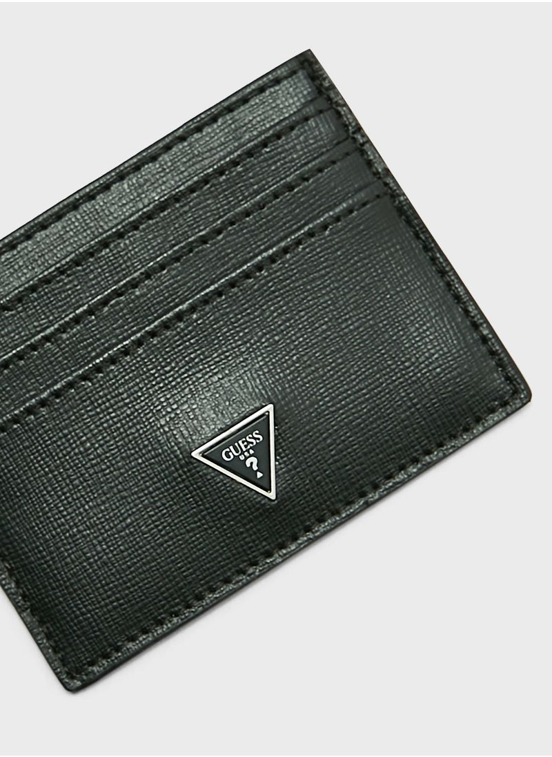 GUESS - Certosa Saff Leather Card Case - Image 1