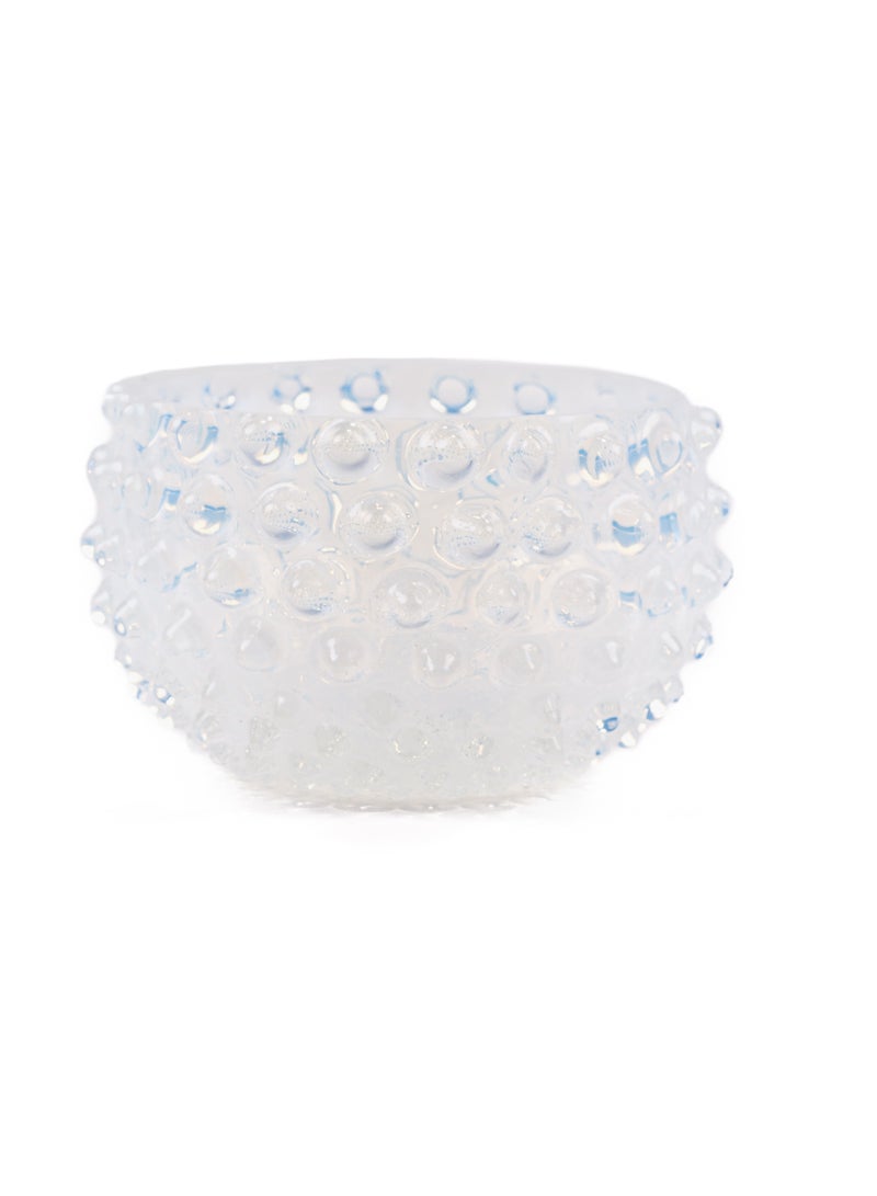 Anna Von Lipa Opaline Hobnail Tapas Bowl Crystal White 11.5cm  - Image 1