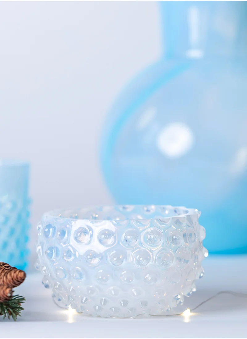 آنا فون ليبا Opaline Hobnail Tapas Bowl Crystal White 11.5cm