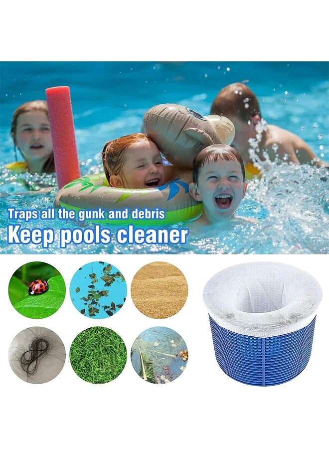 LAMAY 30PCS Pool Skimmer Filter Socks for Above Ground and Inground Pool Skimmer Basket, Pool nets for Cleaning, Ultra Fine Mesh Screen Socks for Pool Skimmer Basket with a Bag for Storage ( - Image 3
