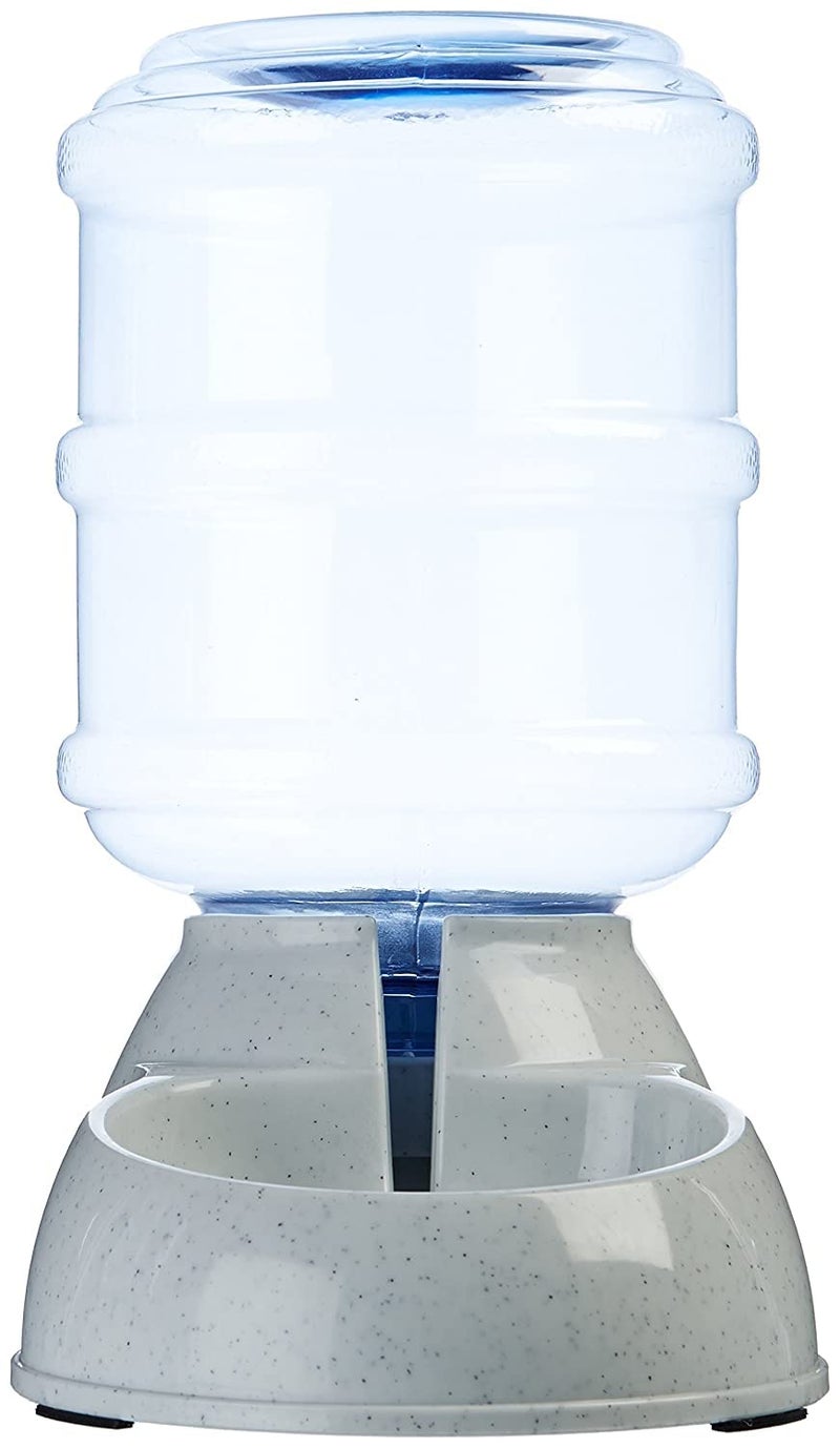 Pet Water Dispenser Self-Dispensing Gravity Pet Feeder Waterer Cat Dog Birds Water Dispenser Feeding Bowl Drinking Automatic Water Supplies, Plastic, 10 x 12 x 8 Cm