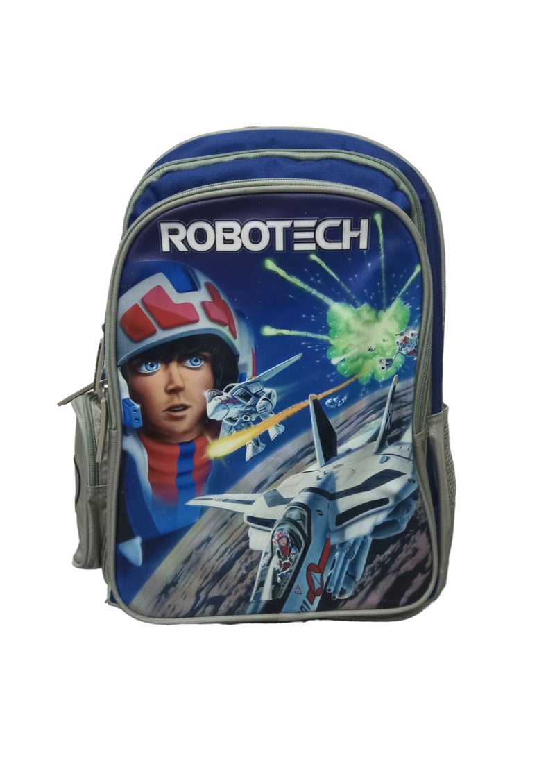 Robotic Robotech Backpack 16" School Bag | Boys Backpack | - Image 1
