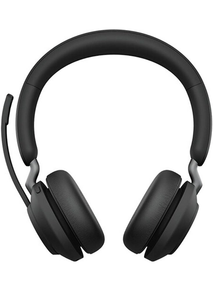 Jabra Evolve2 65 UC Stereo Wireless Headset Black with Link 380a USB-A Bluetooth Adapter, 40mm Speakers, 3-Mic Noise-Cancelling Technology, Bluetooth 5.0, 37-Hour Battery, 35-Hour Talk Time, 30m Range, Busylight, SafeTone | 26599-989-999 - Image 2