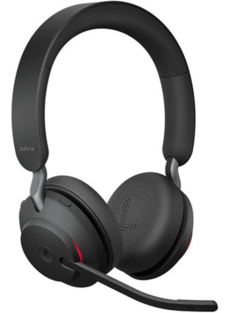Jabra Evolve2 65 UC Stereo Wireless Headset Black with Link 380a USB-A Bluetooth Adapter, 40mm Speakers, 3-Mic Noise-Cancelling Technology, Bluetooth 5.0, 37-Hour Battery, 35-Hour Talk Time, 30m Range, Busylight, SafeTone | 26599-989-999 - Image 3