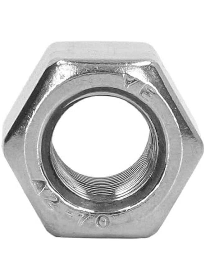Poaker Poaker Galvanized Iron Threaded Long Nut Hexagonal Sleeve Coupling For Bolts, Rods, Studs, And Screws, Corrosion-Resistant, Ideal For Industrial And Construction Use (10Mm, 5, Pcs)  - Image 4