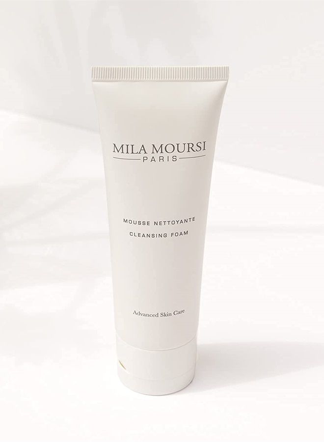 Mila Moursi Facial Cleansing Foam | Gentle Skin Cleanser and Makeup Remover with Apricot Kernel Oil, Allantoin, Arnica Flower, Calendula Flower, and Hyaluronic Acid | Restores pH Balance and Promote - Image 4