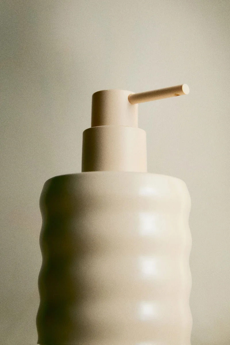 H&M Stoneware soap dispenser