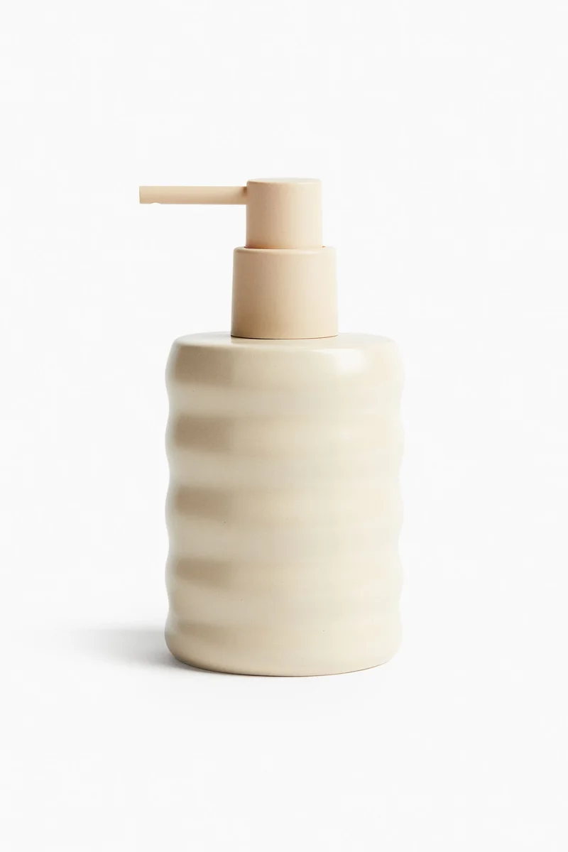 H&M Stoneware soap dispenser