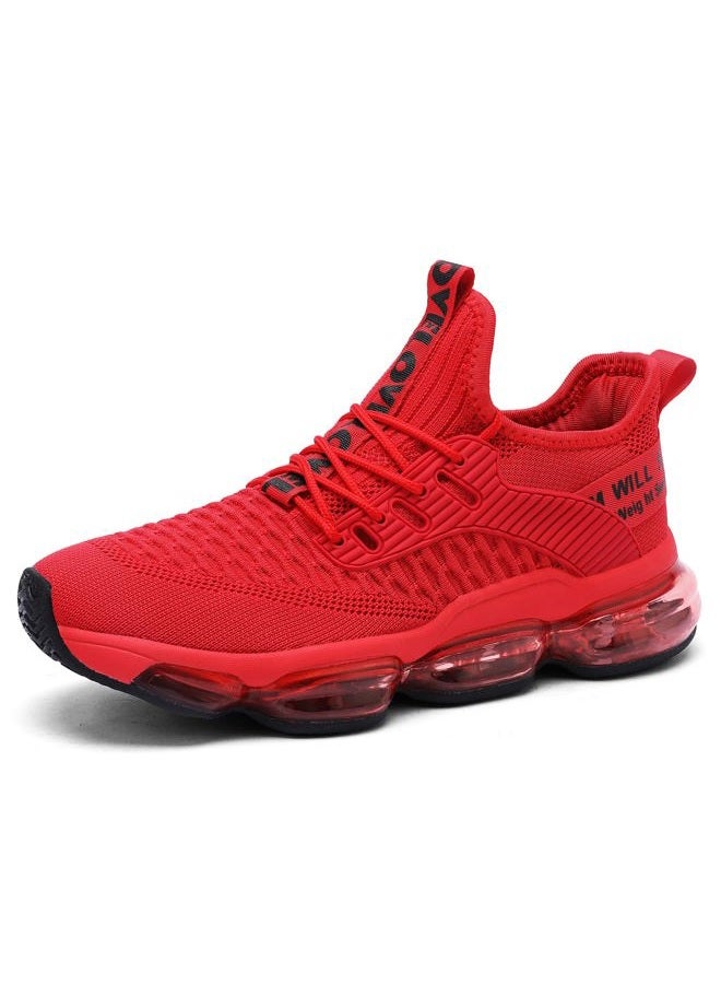 Kapsen Mens Running Shoes Air Cushion Tennis Walking Sneakers Casual Sport Gym Jogging Red 7 - Image 3