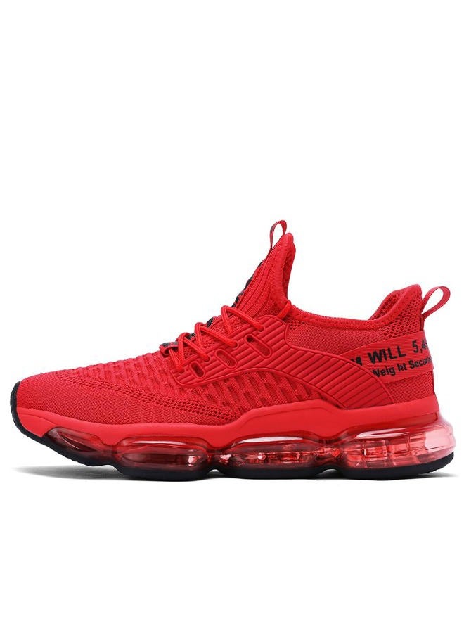 Kapsen Mens Running Shoes Air Cushion Tennis Walking Sneakers Casual Sport Gym Jogging Red 7 - Image 2
