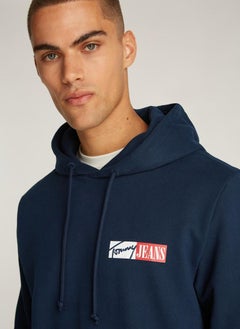 TOMMY JEANS Graphic Logo  Pull Over Hoodie  - Image 3