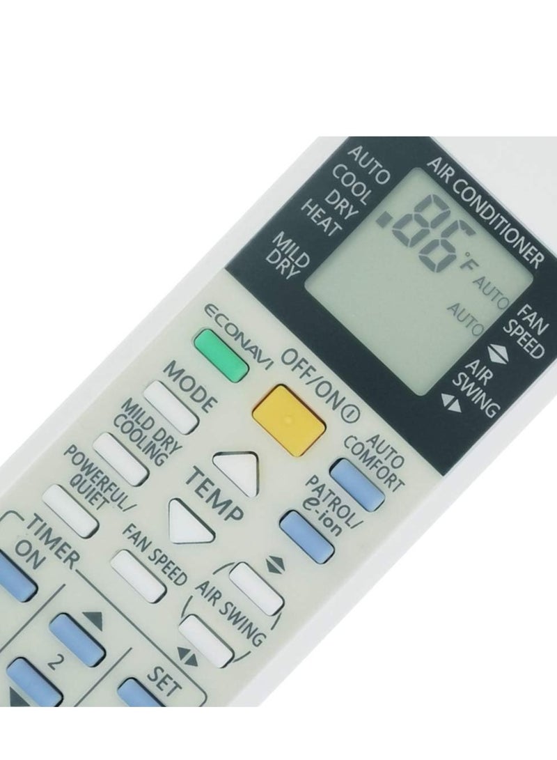 ELTRAZONE Replacement for Panasonic Air Conditioner Remote Control CS-E12EKU CS-E18EKU CS-E21EKU CS-E9EKU A-FPE12EKU (Display in Both Fahrenheit and Celsius) with battery - Image 4