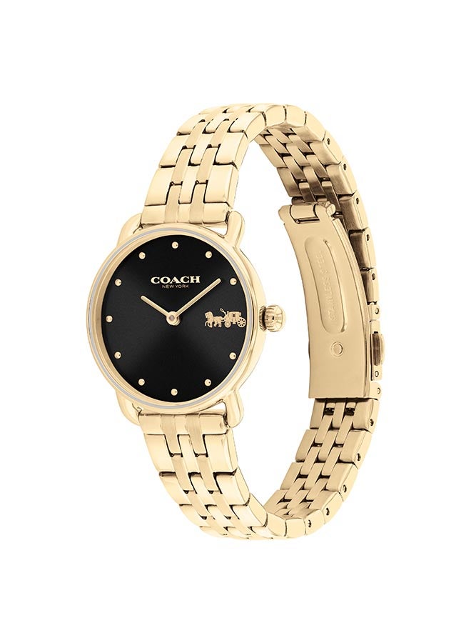 COACH ساعة يد نسائية من الستانلس ستيل بعقارب دائرية الشكل 14504302 - 28 ملم - Image 2