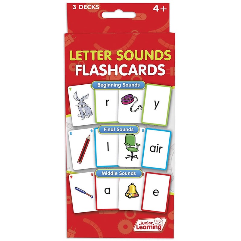 Junior Learning JL202 Letter Sound Flashcards Medium - Image 2