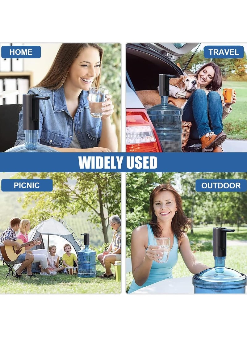 Water Pump dispenser Electric Foldable Water Pump High Capacity Low Noise Design Compact Powerful and Easy to Use ideal for Home Camping and office (Black or White) - Image 5