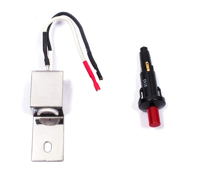 DELSbbq 80462 Push‑Button Grill Igniter Kit - Compatible with Weber Q100 Q200 Q120 Q220 Q1000 Q2000, Gas Grill Fire Starter Replacement for Weber 386001 386002 566001 - Image 1