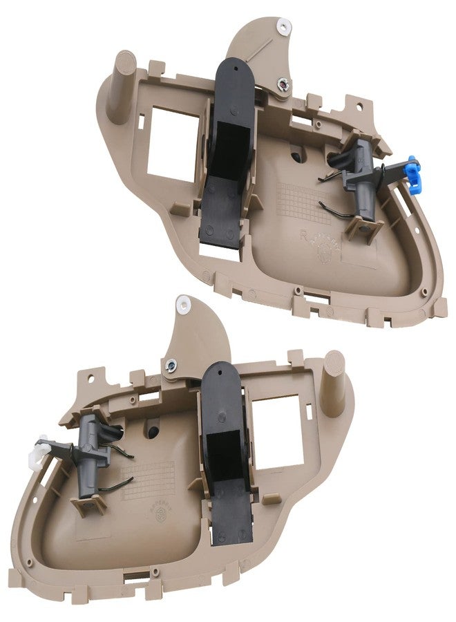 APPERFiT Interior Door Handle w/Bezel Kit (Tan) Compatible with 1995-2002 Chevy Chevrolet GMC Truck C1500 C2500 C3500 K1500 K2500 K3500 Suburban Tahoe Yukon 15708051 15708052 - Image 4