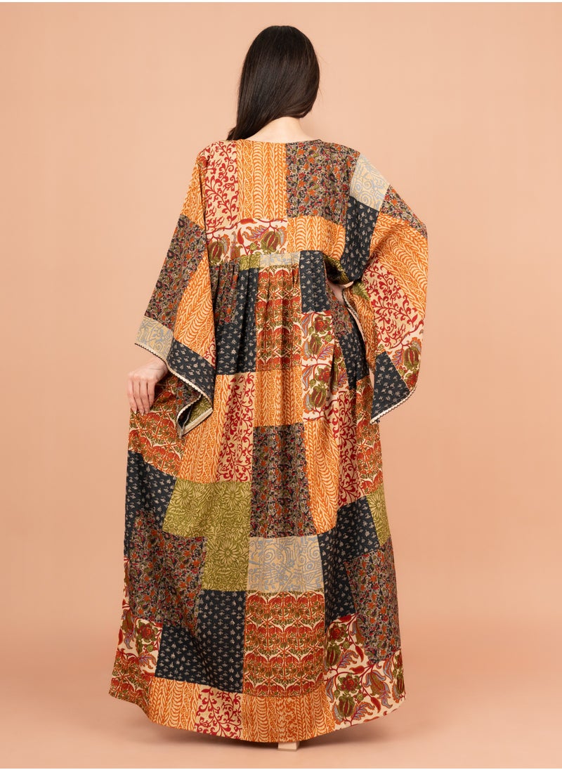 IKKXA Abstract Geometric Maxi IK014 Black  - Image 4