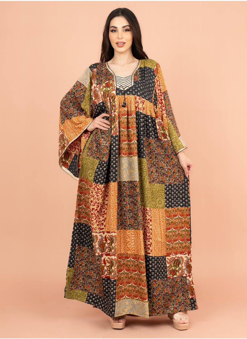 IKKXA Abstract Geometric Maxi IK014 Black  - Image 5