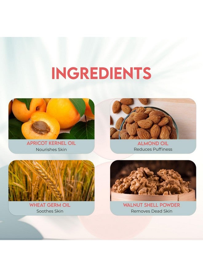 Jovees Herbal Apricot & Almond Scrub Face Scrub with Almond,Apricot & Wheatgerm Oil | For Normal to Dry Skin | Gently Remove dead Skin | Reduces Pigmentation (50G) - Image 5