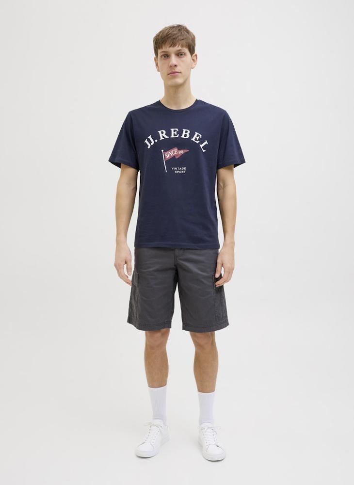 JJ Rebel by Jack & Jones Jrebpreppy Tee Ss Crew Neck T-Shirt  - Image 4
