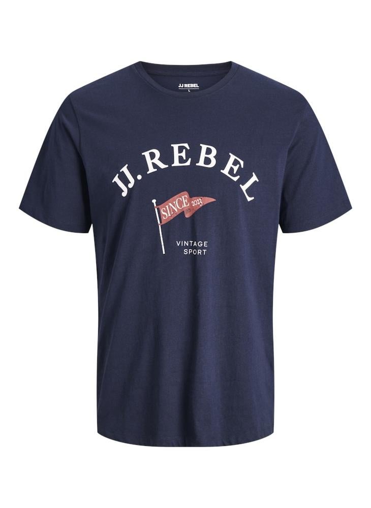 JJ Rebel by Jack & Jones Jrebpreppy Tee Ss Crew Neck T-Shirt  - Image 5