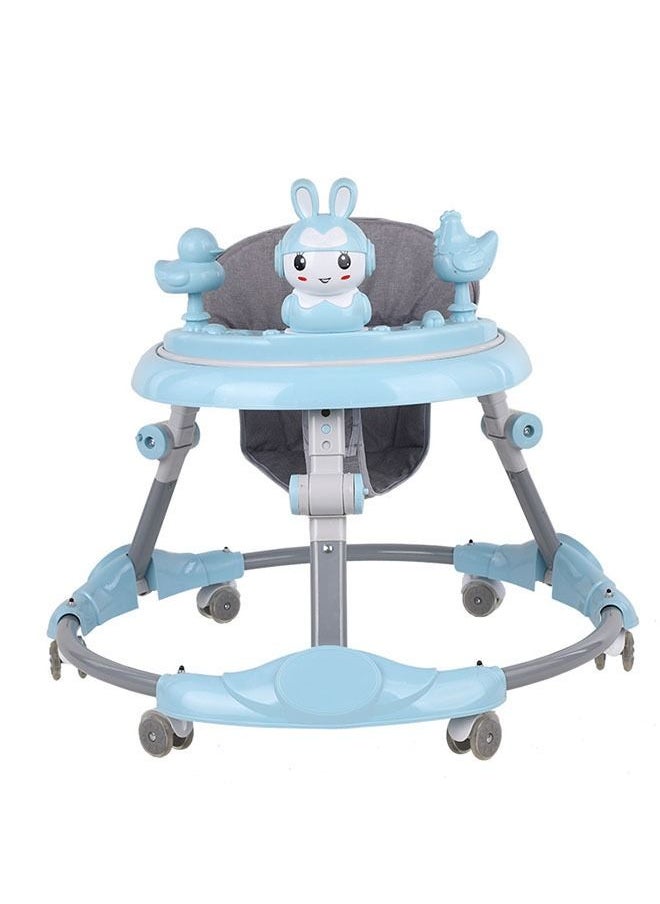 ZCM-HAPPY - Lightweight Collapsible Comfortable Baby Walker  Anti-Rollover Adjustable Seat Pad - Image 1
