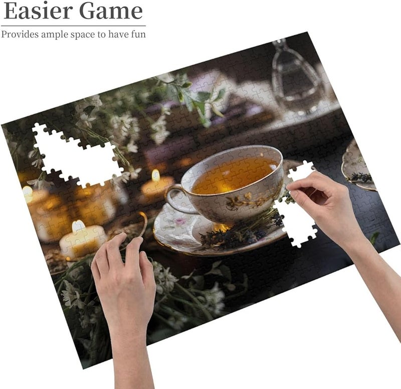 Phayah Fine Tea Bowl Jigsaw Puzzle 500 Pieces For Adults Home Decor Gift 20 4 X 15 Inches - Image 4