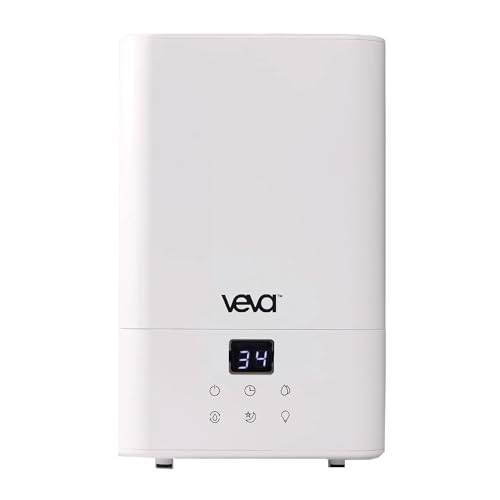 VEVA Humidifiers for Bedroom Large Room 4.5L, Cool Mist Water Vaporizer Essential Oil Diffuser, Quiet Humidifiers for Baby, Covers up to 323 Sq. Ft. - Image 1