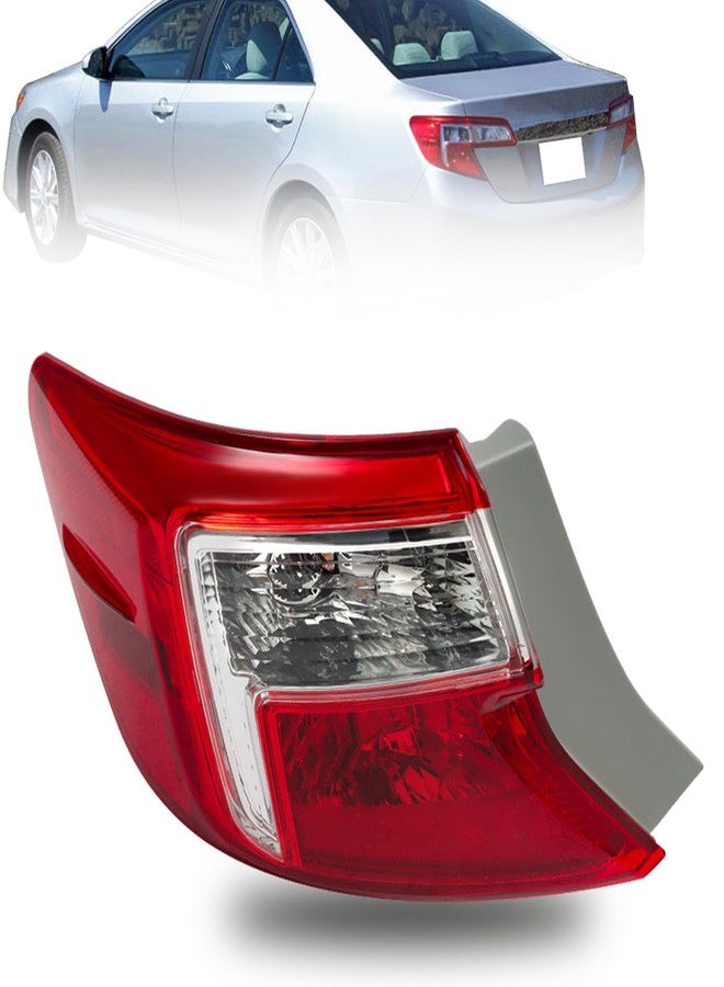 munirater 1-Pack Tail Light Brake Lamp Assembly Replacement for 2012-2014 Toyota Camry Left Side 8156006470, TO2804114 - Image 1