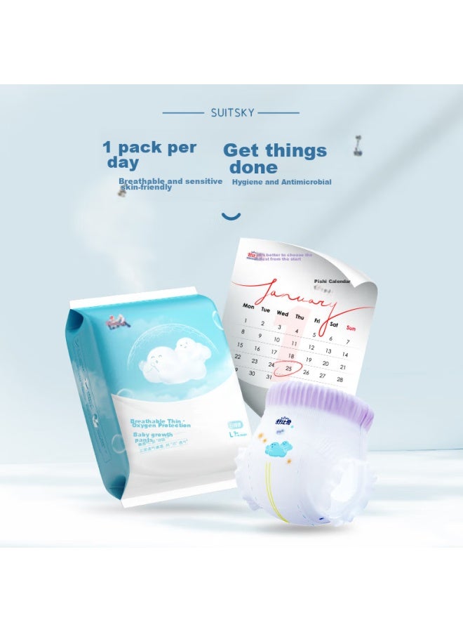 Suitsky Shubichi Breathable Thin Oxygen Protection Daytime Disposable Sensitive Skin Growth Pants, Xxl Size, 7 Pieces - Image 1