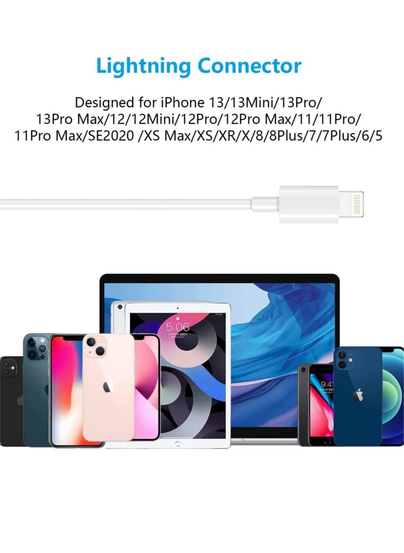 Generic - Lightning Headphones Wired for iPhone 14 – Apple MFi Certified In-Ear Stereo Headset with Built-in Microphone & Volume Control, Compatible with iPhone 13 Mini/SE/13 Pro/14 Pro Max/11/X/8/7 and All iOS Systems - Image 1