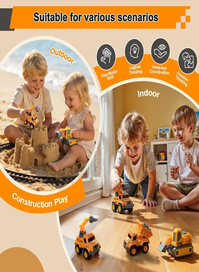 stochastic box 5 in 1 Transform Robot Building Toy Set for Kids,Detachable Construction Transform Vehicles Set,STEM Toy Combine Trucks Transforming into Robot, Easy DIY Toys for Boys - Image 5