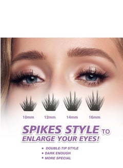 Generic FinyDreamy DIY Eyelash Extension Lash Clusters Sparkle 48 Clusters Lashes Reusable Artificial False Eyelash Clusters For That Authentic Eyelash Extension Look(12mm)  - Image 5