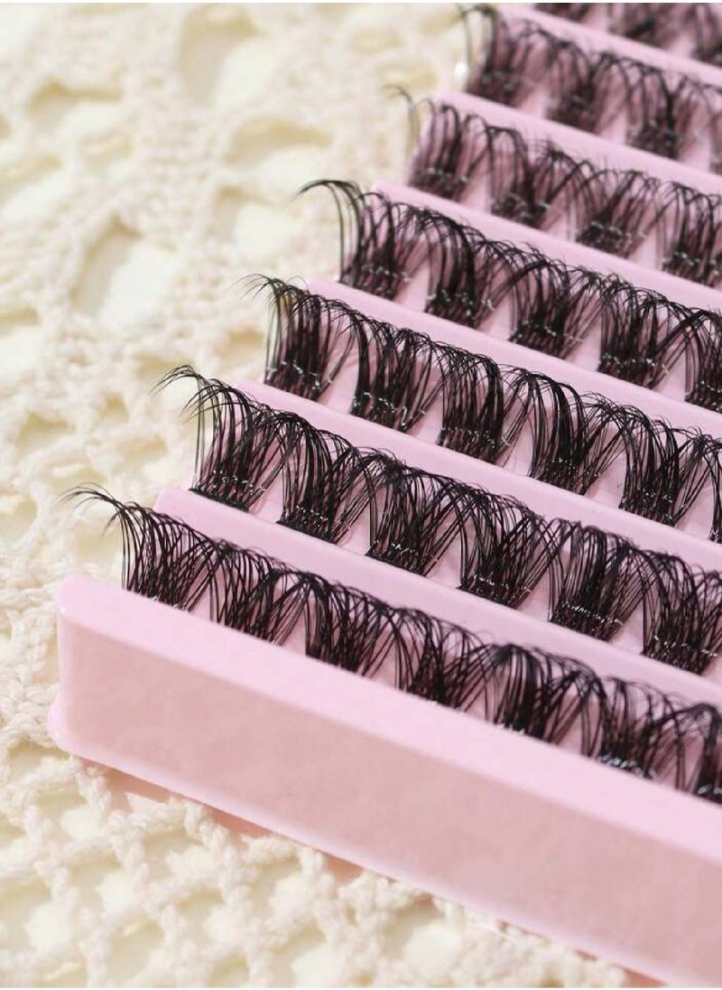 Generic - FinyDreamy DIY Eyelash Extension Lash Clusters Sparkle 48 Clusters Lashes Reusable Artificial False Eyelash Clusters For That Authentic Eyelash Extension Look(12mm) - Image 1