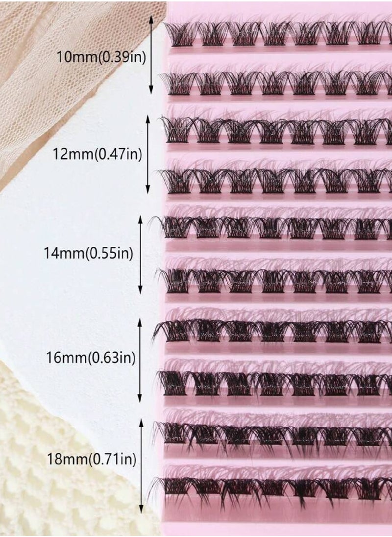 Generic - FinyDreamy DIY Eyelash Extension Lash Clusters Sparkle 48 Clusters Lashes Reusable Artificial False Eyelash Clusters For That Authentic Eyelash Extension Look(12mm) - Image 1