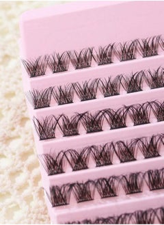 Generic FinyDreamy DIY Eyelash Extension Lash Clusters Sparkle 48 Clusters Lashes Reusable Artificial False Eyelash Clusters For That Authentic Eyelash Extension Look(12mm)  - Image 4