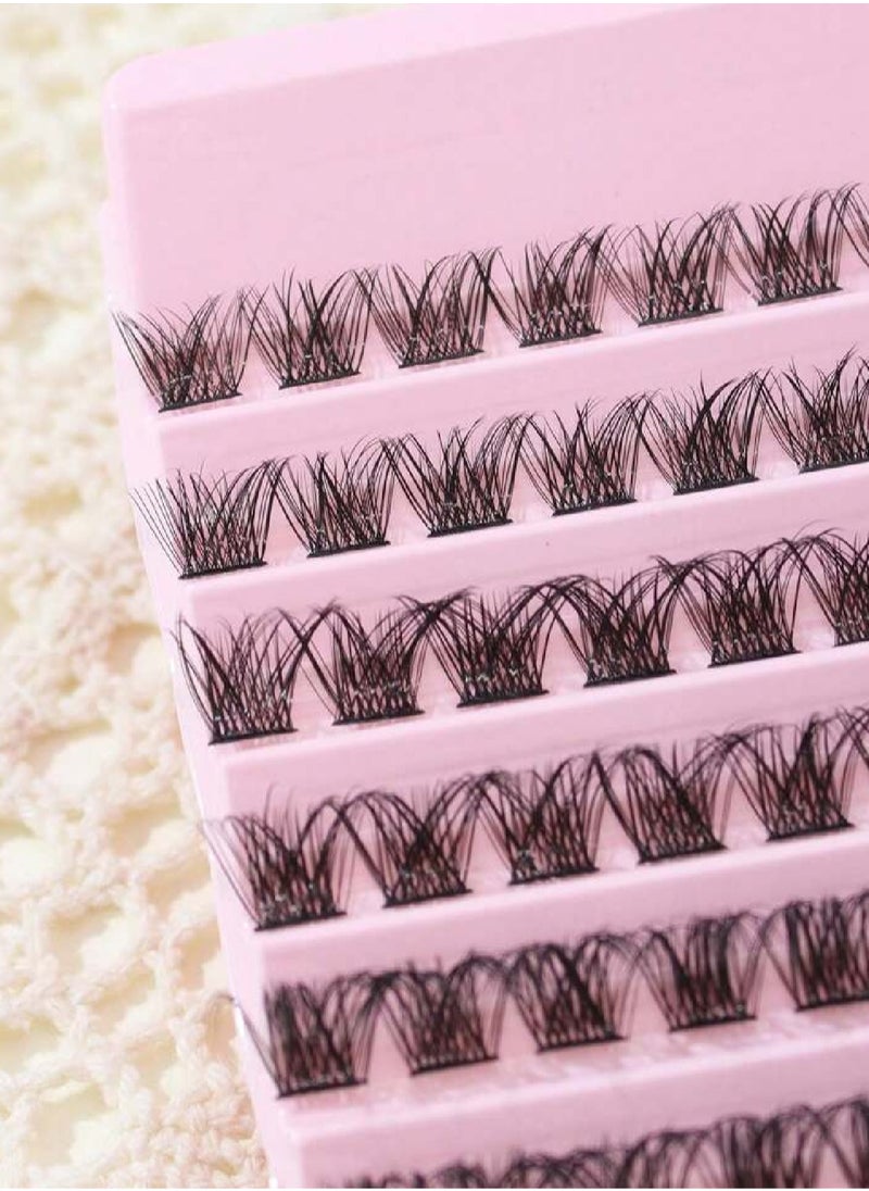 Generic - FinyDreamy DIY Eyelash Extension Lash Clusters Sparkle 48 Clusters Lashes Reusable Artificial False Eyelash Clusters For That Authentic Eyelash Extension Look(12mm) - Image 1