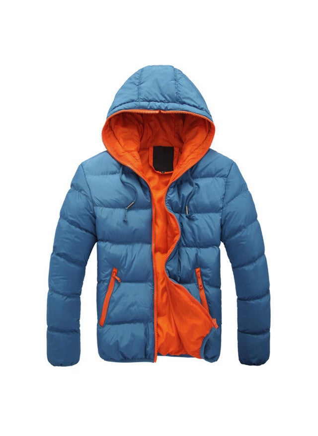 Generic - Winter Warm Puffer Jacket for Men Blue - Image 1