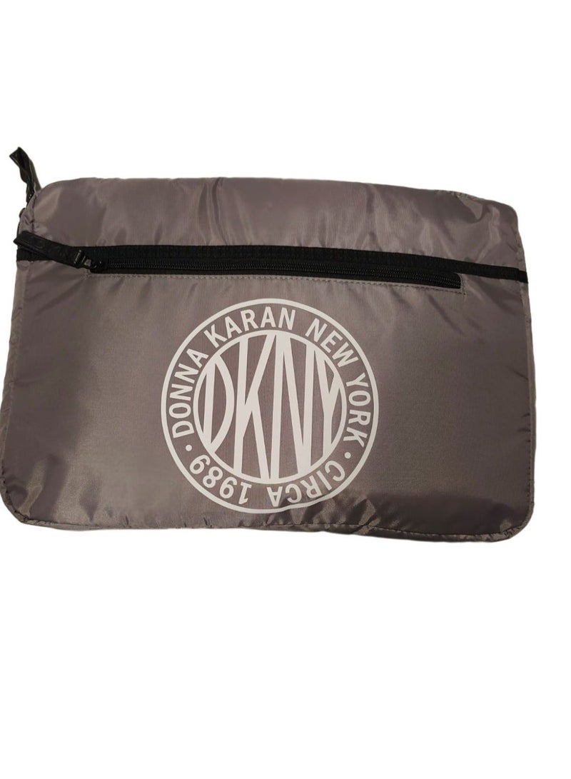 DKNY Token Laptop Case | Protective Sleeve for Laptops & Tablets | One Size | Charcoal - Image 1