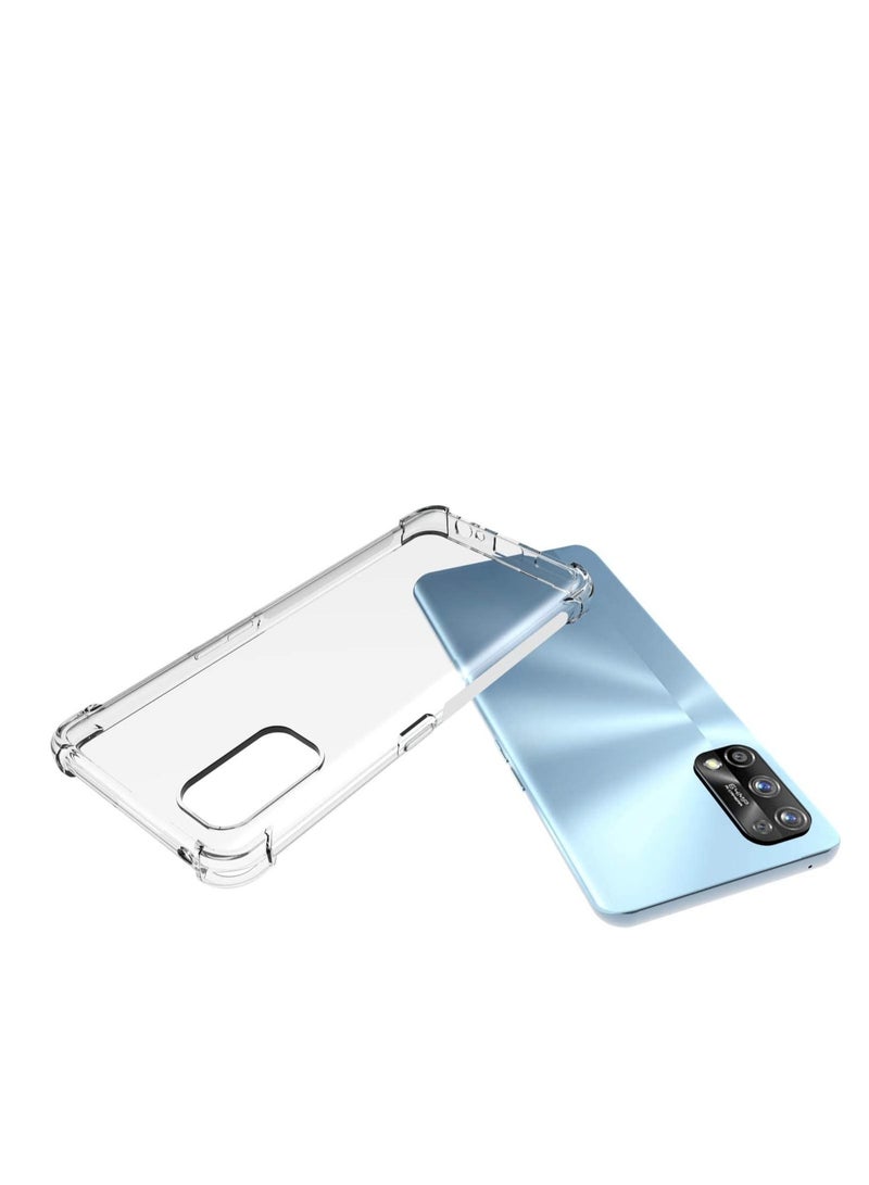 Back Silicone Cover For Oppo Realme 7 Pro - Clear - Image 2