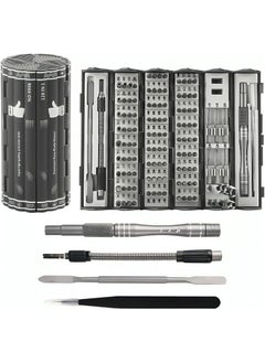 XIKKART XIKKART Tool Kit Screwdriver Set 128 in 1 Precision Screwdriver Set Electronics Precision Repair Tool Kit for Phone Watch Laptop PC Game Console MultiBits Screw Driver Home Repair Kits  - Image 1