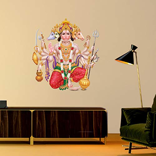 Rangoli Big Wall Sticker CD 38 Multicolor Vinyl 50cm or 70cm cm Pack of 1 Sticker - Image 3
