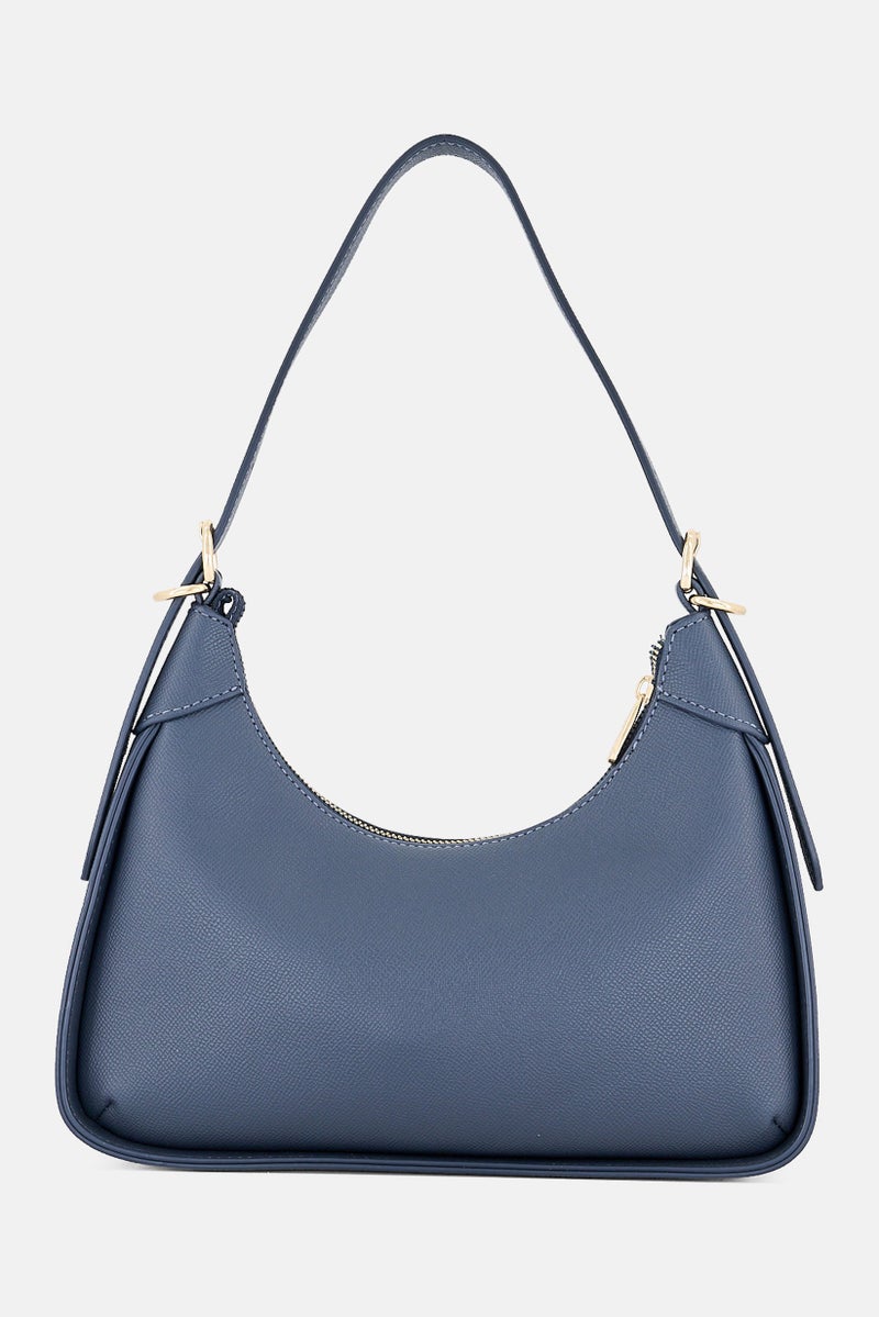 Kathy Ireland Women Brand Logo Shoulder Bag, Blue - Image 4