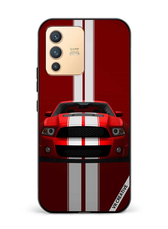 VR CREATIVE Protective Case Cover For Vivo V23 5G Car Design Multicolour - Image 1