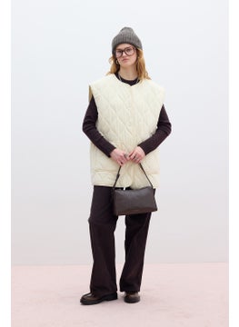 Manuka Quilted Pocket Vest Vanilla  - Image 2