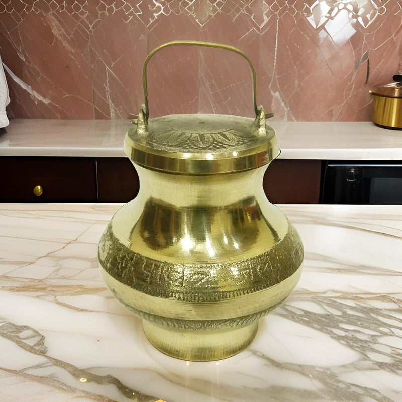 Salvus APP SOLUTIONS Brass Lota Kamandal Gold_11 x 45 cm - Image 4