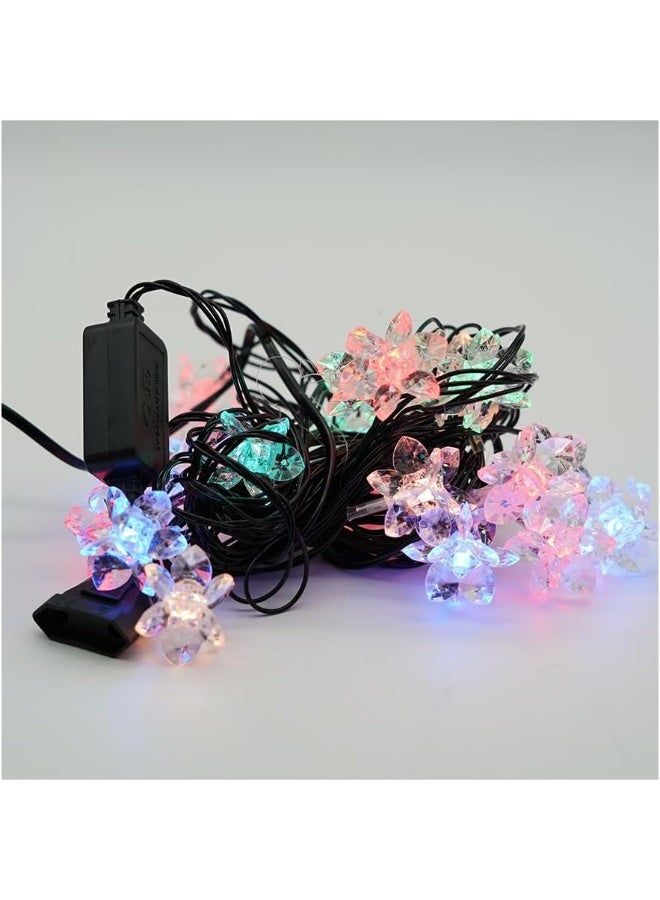 ALLTEC LED Cherry Blossom String Lights, Multicolour, 5 Meters, 20 LED Lights, Outdoor Decorative Lights - Image 5