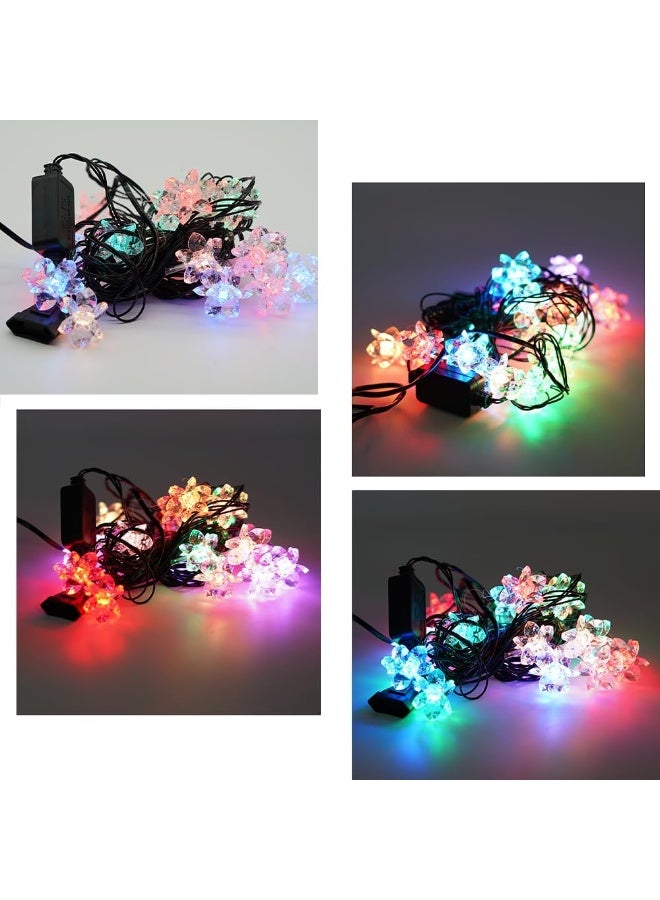 ALLTEC LED Cherry Blossom String Lights, Multicolour, 5 Meters, 20 LED Lights, Outdoor Decorative Lights - Image 4